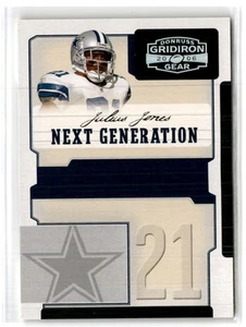 2006 Donruss Gridiron Gear Next Generation Red Julius Jones Football Card - Picture 1 of 2