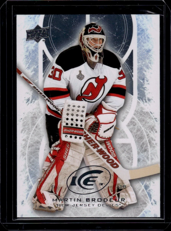 2012-13 Upper Deck #13 Martin Brodeur 2012-13 Upper Deck Ice - Image 1 of 2