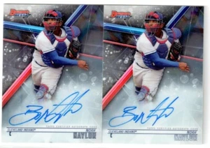 2018 Bowman's Best Prospects NOAH BO NAYLOR ROOKIE AUTOGRAFO! - Foto 1 di 1