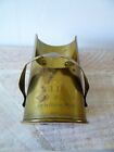 WW1 Brass Engraved Trench Art Coal Scuttle, 1916