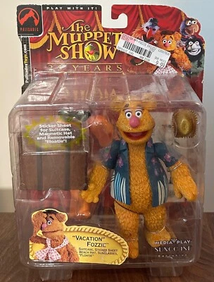 Figura exclusiva de The Muppets Vacation Fozzie Suncoast Palisades 2002 nueva Foto 1 de 3