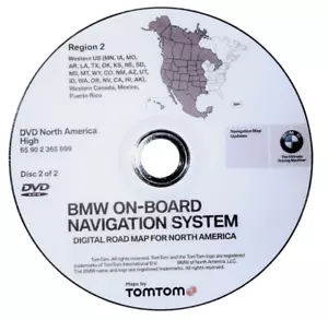 2003 BMW 525i 530i 540i Navigation DVD WEST Update 5-Series E39 - Picture 1 of 1