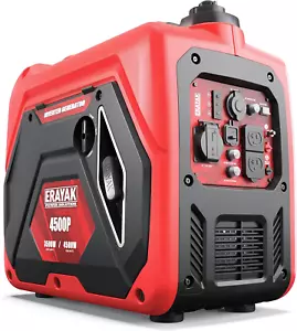 ERAYAK 4,500-W Super Quiet Portable Gas Powered Inverter Generator, Lightweight - Bild 1 von 11