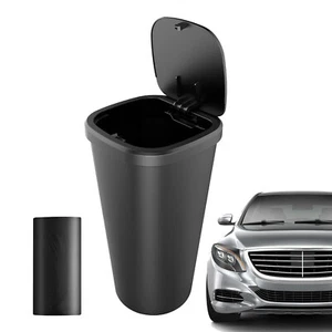 Portable Mini Car Garbage Trash Can Bin Wastebasket Butt Bucket Ashtray Cup - Picture 1 of 12