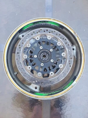 01 - 04 2003 Triumph Speed Triple 955i llanta delantera rueda con rotores de freno  Foto 1 de 4