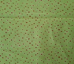 28" Jungle Fun Unbranded Brown Ivory Dots Spots Green - Picture 1 of 2