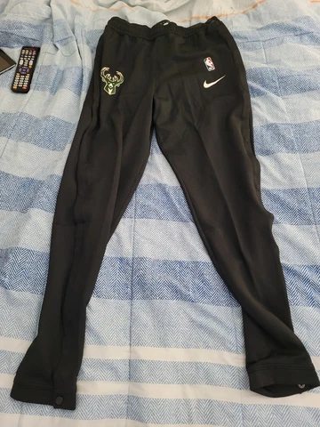 Milwaukee Bucks NBA NIKE JOGGERS Snap Leg Breakaway Mens large Tall Cover