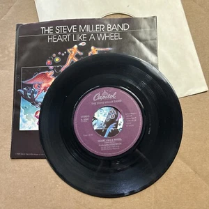 The Steve Miller Band Heart Like A Wheel True Fine Love 1981 Pictures Sleeve 45 - Picture 1 of 5