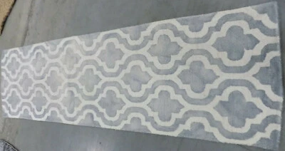 Alfombra manchada GRIS/MARFIL 2'-3" X 8' precio reducido 1172596136 DDY537C-28 Foto 1 de 4