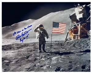 Dave Scott Apollo 15 signiertes Kodak Farbfoto - Bild 1 von 1