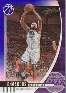 2019-20 Absolute Memorabilia Blue #53 DeMarcus Cousins /99 - NM-MT