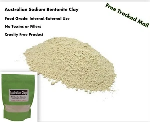 Pure Sodium Bentonite Clay Powder - 100% Natural, Great for Detox & Skincare - Picture 1 of 2