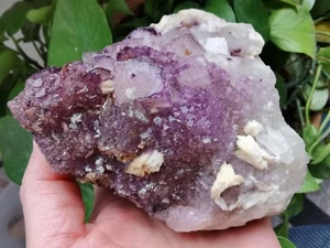 846g Natural purple fluorite and barite mineral specimens china - Picture 1 of 12