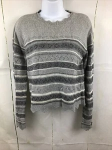 Vintage Liz Claiborne Sport Women’s Cropped Wool Blend Cottagecore Sweater Sz. M - Picture 1 of 20