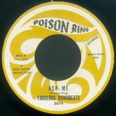 Fabulous Downbeats: Ask Me b/w Life Goes On - Original 45 1968 NEW Copies RARE! Foto 1 de 2