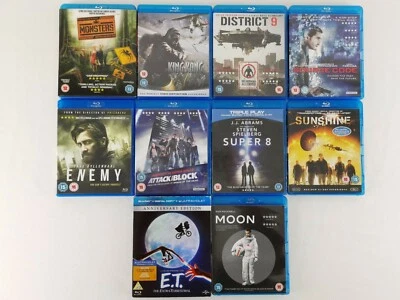 10 Sci Fi Aliens Blu Ray Bundle | ET | Monsters | Sunshine | King Kong | Moon - Image 1 of 4