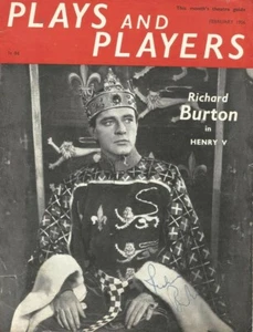 RICHARD BURTON Signed Theatre Guide Cover - Film Actor - reprint - Picture 1 of 1