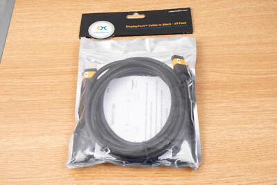 Cable Matters DisplayPort Cable In Black 10 Feet New - Image 1 of 4