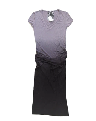 NWT Young Fabulous & Broke Araya in Purple Ombre Ruched Jersey Dress XS - Image 1 of 4