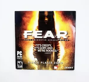 Sealed 2005 FEAR First Encounter Assault Recon RARE SINGLE PLAYER DEMO PC GAME - Picture 1 of 3