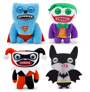 Fuggler: DC Comics FULL SET Joker, Batman, Harley Quinn, Superman NEW - Picture 1 of 5