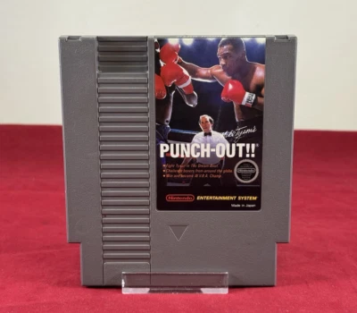Mike Tyson's Punch-Out!! Cartridge (NES, 1987) Authentic - Tested - Image 1 of 4