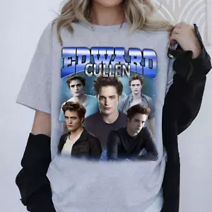 Limited Edward Cullen Vintage T-Shirt, Graphic Unisex Tee, Retro 90'S Fans - Picture 1 of 22