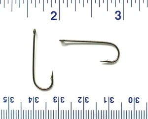 100 VMC 9146 9146BZ Bronze Extra Long Shank Aberdeen Fish Hooks size 6 - Picture 1 of 1