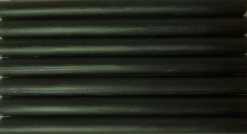 Pistola de pegamento flexible negra cera de sellado, 7 palos para pistolas de pegamento de tamaño completo Foto 1 de 1