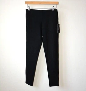 EX MATALAN BLACK HIGH WAISTED STRETCHY HEAVYWEIGHT FABRIC LEGGING SIZE 8/10