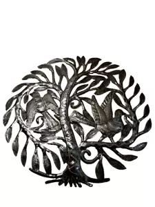 Haitian Steel Art gift signed DIEUFMITE Boho Decor, wedding celebrate love - Picture 1 of 3