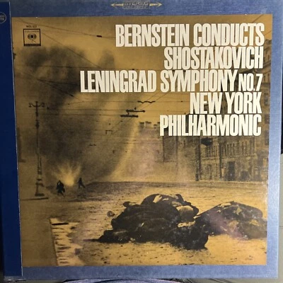 BERNSTEIN Conducts SHOSTAKOVICH Symphony Columbia 2 EYE Audiophile VINYL LP - Image 1 of 4