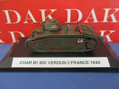 Die cast 1/72 Modellino Carro Armato Tank Char B1 Bis Verdun II France 1940 HB - Immagine 1 di 4