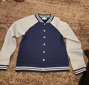 Kids Large varsity jackets blue and gray - Picture 1 of 1
