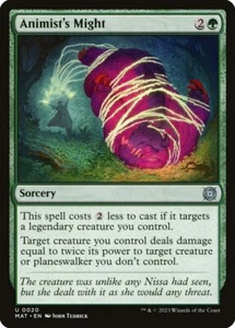 [MTG] Animist's Might (0020) (MAT) NM - Picture 1 of 1