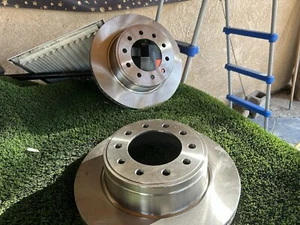 Pair Front Disc Brake Rotors for Dodge Ram 4500 5500 Sterling Truck Bullet 45 55 - Picture 1 of 3