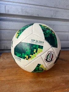 Balón de fútbol Adidas Copa Mundial Rusia 2018 Telstar 18 Top Glider México talla 5 - Imagen 1 de 10