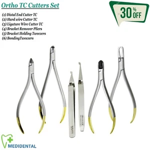 Instrumentos de ortodoncia Alambre Duro Extremo Distal Soporte Cortador Pinzas Nuevo - Imagen 1 de 8