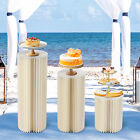 Cylinder Pedestal Wedding Cake Flowers Display Stand Decoration Dessert Table