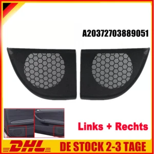 1 Paar Abdeckung Lautsprecher Blende für Mercedes W203 CL203 C Class Coupe/CLC - Bild 1 von 11