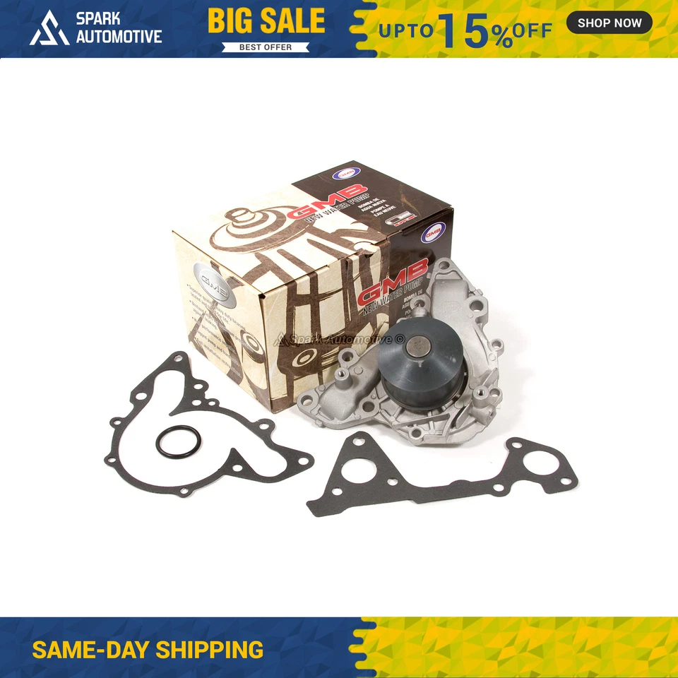 Bomba de água GMB ajuste 95-04 Mitsubishi Montero Eclipse Stratus Sebring 6G72 6G74 - Imagem 1 de 4