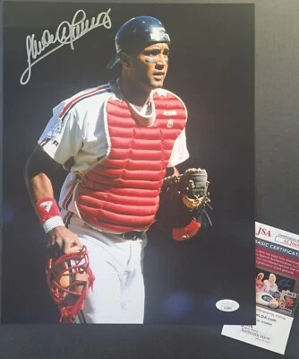 Sandy Alomar Jr Cleveland Indians Guardians Signed 11x14 Pic JSA Autograph Photo - Image 1 of 3