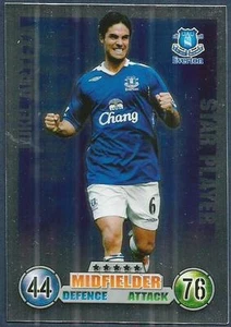TOPPS MATCH ATTAX 2007-08-EVERTON-MIKEL ARTETA-JUGADOR ESTRELLA-LÁMINA PLATEADA - Imagen 1 de 1