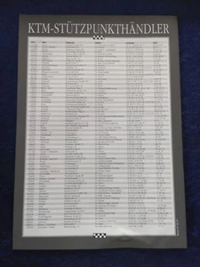 KTM Händlerverzeichnis Prospekt 02.1997 - Bild 1 von 2