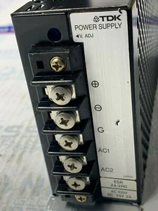 TDK POWER SUPPLY UNIT  ESR 24-2R0 AC100V DC24V 2A - Picture 1 of 3