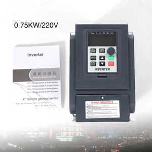 220V 750W VFD Frequenzumrichter Einphasig Variable Frequency Driver Inverter DEU - Bild 1 von 10