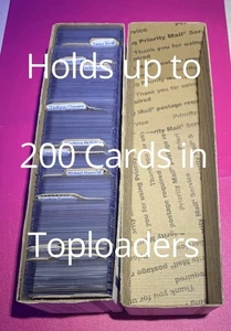 Trading Card Storage Boxes (Holds 200 Toploaded Cards)(5 Pack) - Picture 1 of 3