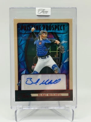 2025 Panini Three and Two Blake Mitchell Pristine Prospect Auto 4/6 - Image 1 of 2