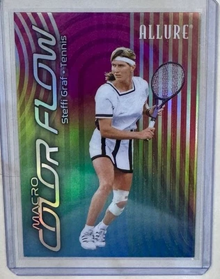 2025 Upper Deck Allure SE Steffi Graf Macro Color Flow #CF16 Tennis - Image 1 of 2
