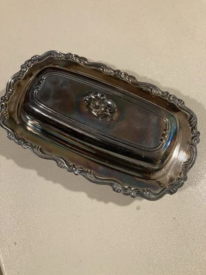 WW A ROGERS PLATO DE MANTEQUILLA PLATEADO Foto 1 de 4